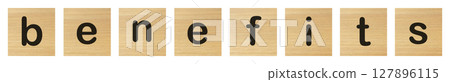 benefits word with wood blocks benefits word with wood blocks 127896115