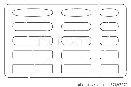 Simple nameplate set 127897371
