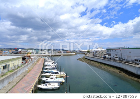 Miyagi Prefecture, Shiogama City, Shiogama Townscape Miyagi Prefecture, Shiogama City, Shiogama Townscape 127897559