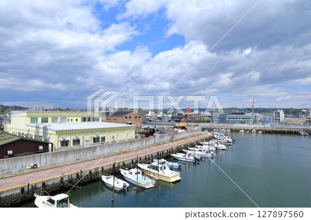 Miyagi Prefecture, Shiogama City, Shiogama Townscape Miyagi Prefecture, Shiogama City, Shiogama Townscape 127897560