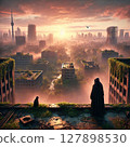 廢棄建築的屋頂 127898530