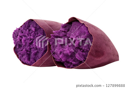 Purple sweet potato, red sweet potato, illustration, realistic Purple sweet potato, red sweet potato, illustration, realistic 127899888