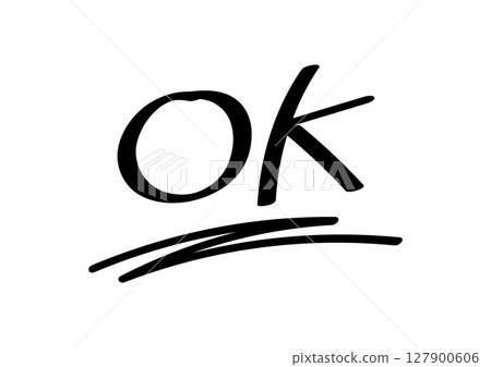 簡單手寫文字OK 127900606