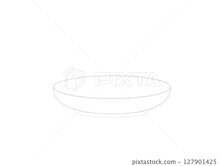 Plate (white) 127901425