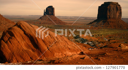 Winter Monument Valley Arizona USA Navajo Nation 127901770