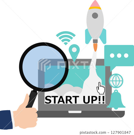 開展新業務的插圖 開展新業務的插圖 127901847