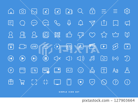 圖示設定白線 SNS 127903664