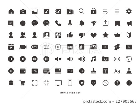 Icon set SNS 127903665