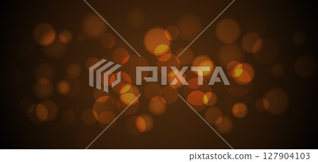 Golden bokeh light effect glowing blurred circles background. Blurred bokeh abstract background. Golden bokeh light effect glowing blurred circles background. Blurred bokeh abstract background. 127904103