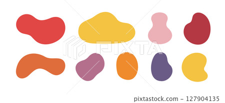Organic shape blob vector liquid abstract icon. Simple organic shape element blob bubble fluid round Organic shape blob vector liquid abstract icon. Simple organic shape element blob bubble fluid round 127904135