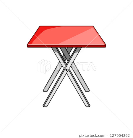 indoor plastic table cartoon vector illustration indoor plastic table cartoon vector illustration 127904262