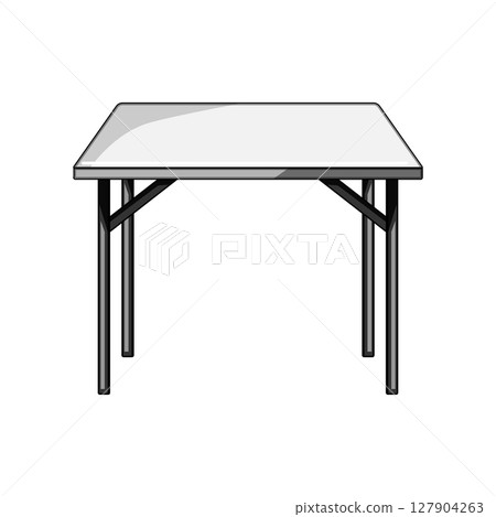 outdoor plastic table cartoon vector illustration outdoor plastic table cartoon vector illustration 127904263