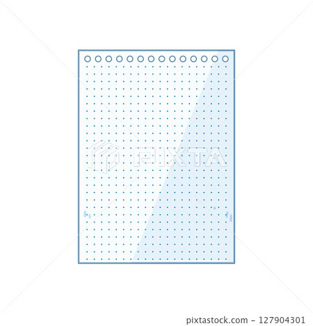 college notebook line page cartoon vector illustration college notebook line page cartoon vector illustration 127904301