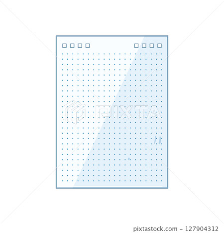 journal notebook line page cartoon vector illustration 127904312