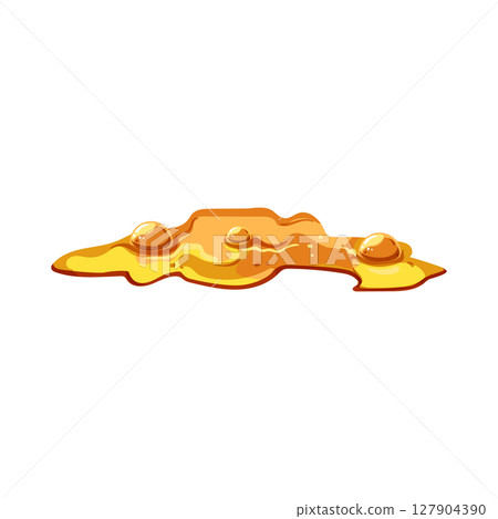 igneous lava puddle cartoon vector illustration 127904390
