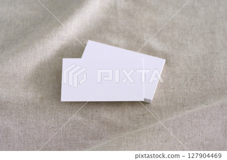 Linen and white card_17 Linen and white card_17 127904469