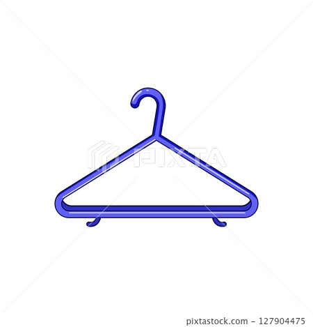 nonslip hanger plastic cartoon vector illustration 127904475