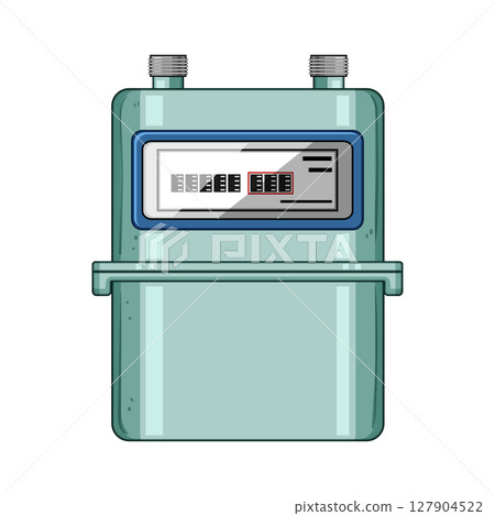 calibration gas meter cartoon vector illustration calibration gas meter cartoon vector illustration 127904522