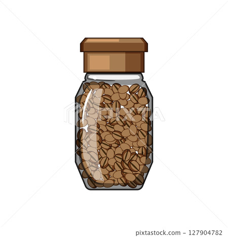 freshness coffee jar cartoon vector illustration freshness coffee jar cartoon vector illustration 127904782