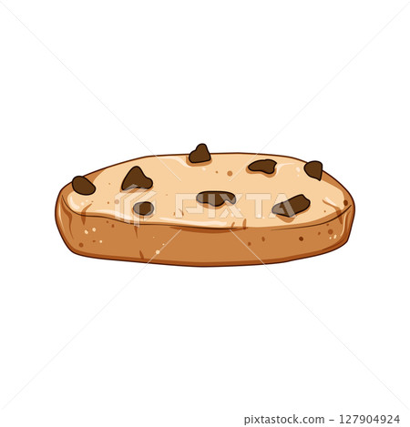 vanilla biscuit cookie cartoon vector illustration vanilla biscuit cookie cartoon vector illustration 127904924