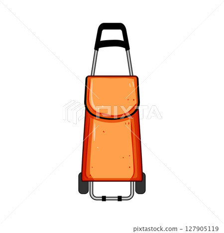 spinner trolley bag cartoon vector illustration spinner trolley bag cartoon vector illustration 127905119