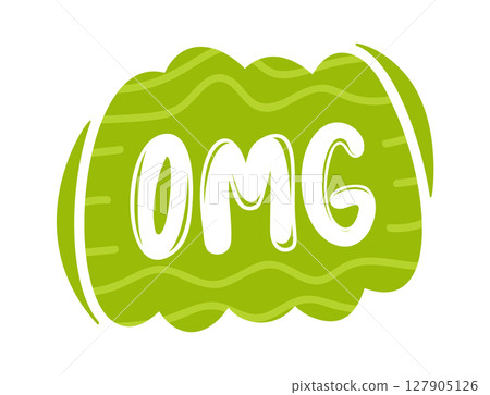 OMG text message speech bubble OMG text message speech bubble 127905126