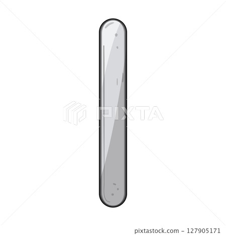 soothing tongue depressor cartoon vector illustration 127905171