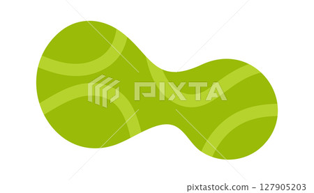 Green liquid bubble message frame Green liquid bubble message frame 127905203