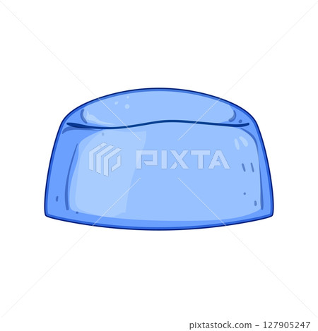 reusable surgical cap cartoon vector illustration reusable surgical cap cartoon vector illustration 127905247