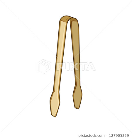 serve sugar cube tongs cartoon vector illustration serve sugar cube tongs cartoon vector illustration 127905259
