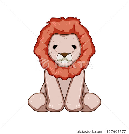 cute stuffed animal toy cartoon vector illustration 127905277