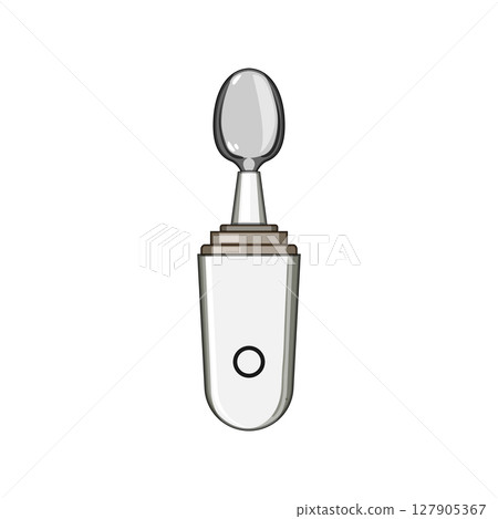 device smart spoon cartoon vector illustration 127905367