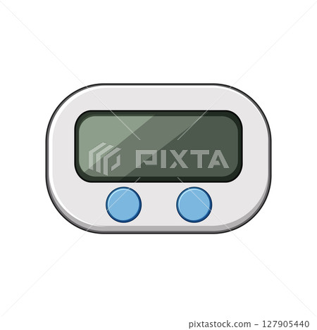 eco shower timer cartoon vector illustration eco shower timer cartoon vector illustration 127905440