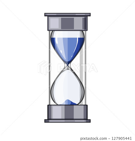 focus sand timer kids cartoon vector illustration focus sand timer kids cartoon vector illustration 127905441