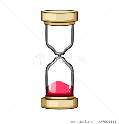 visual sand timer kids cartoon vector illustration visual sand timer kids cartoon vector illustration 127905454