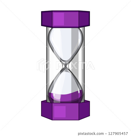 hourglass sand timer kids cartoon vector illustration hourglass sand timer kids cartoon vector illustration 127905457