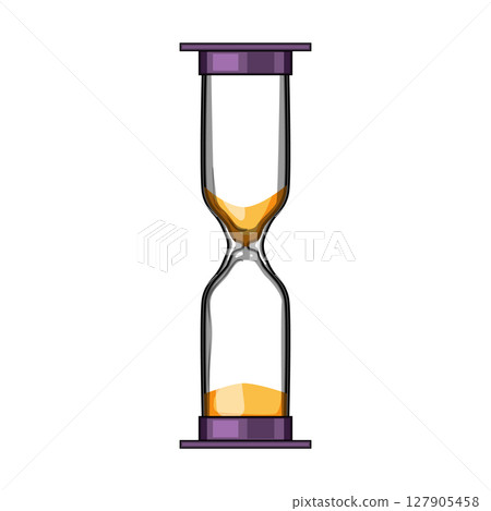 countdown sand timer kids cartoon vector illustration countdown sand timer kids cartoon vector illustration 127905458