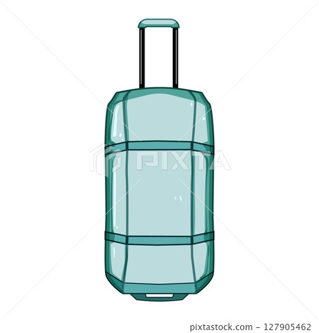 chardonnay rolling luggage cartoon vector illustration chardonnay rolling luggage cartoon vector illustration 127905462
