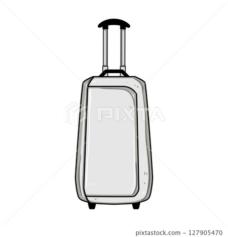 stemless rolling luggage cartoon vector illustration stemless rolling luggage cartoon vector illustration 127905470