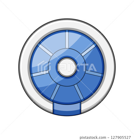 container pill organizer cartoon vector illustration 127905527