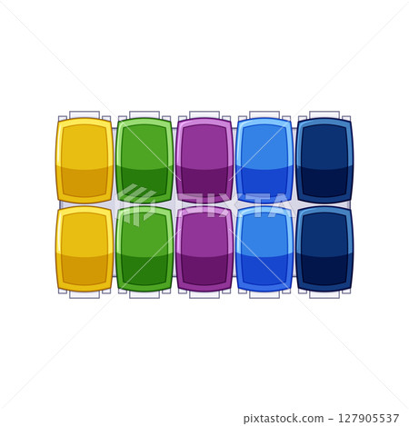 compact pill organizer cartoon vector illustration 127905537