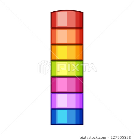 portable pill organizer cartoon vector illustration 127905538