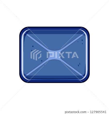 weekly pill organizer cartoon vector illustration 127905541