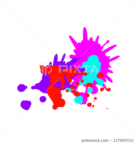 texture paint splatters cartoon vector illustration texture paint splatters cartoon vector illustration 127905552