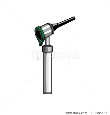 tympanic otoscope cartoon vector illustration 127905554
