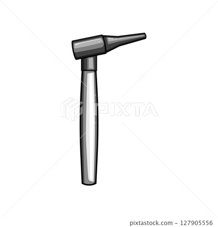 audiology otoscope cartoon vector illustration 127905556