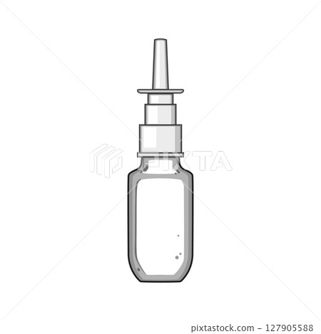 relief nasal spray bottle cartoon vector illustration relief nasal spray bottle cartoon vector illustration 127905588