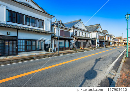 Streetscape of Yoshii Town, Chikugo, Fukuoka Prefecture 127905610