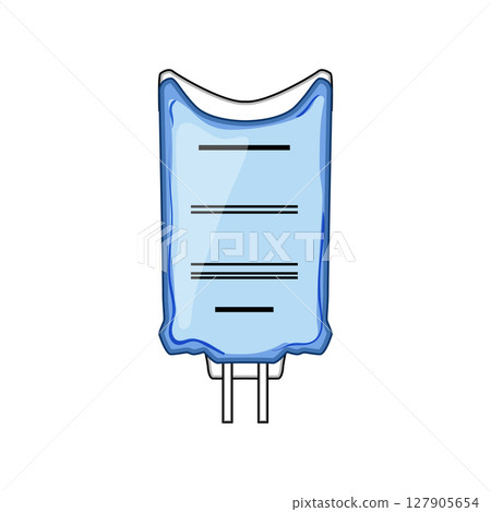 hydration iv fluid bag cartoon vector illustration hydration iv fluid bag cartoon vector illustration 127905654