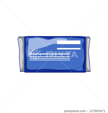 soothing ice pack for injuries cartoon vector illustration 127905671